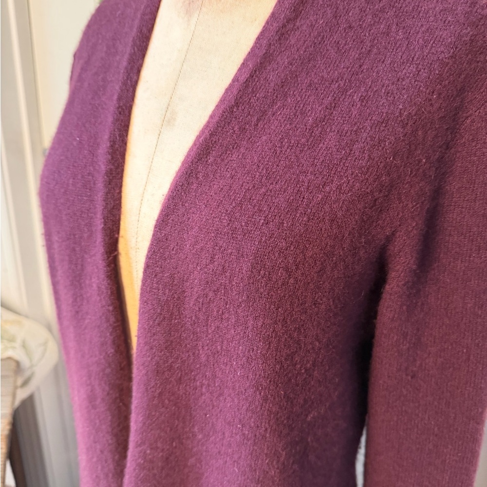 41 Hawthorn Burgundy Leena
100% Cashmere Open Cardigan large - Picture 3 of 8